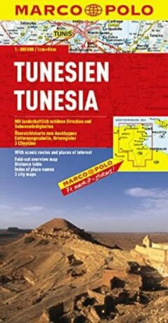 TUNISKO TUNISIE 1:800 000 - neuveden
