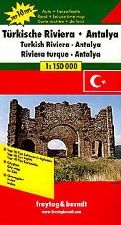 AK 6001 Turecká riviéra - Antalya, Kemer 1:150 000 - neuveden