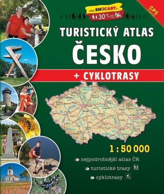 Turistický atlas Česko + cyklotrasy 1:50 000 - neuveden