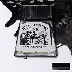 Tuš Winsor Newton 14ml – 030 černá - 