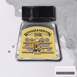 Tuš Winsor Newton 14ml – 617 stříbrná - 