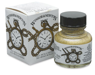 Tuš Winsor Newton 30ml – 283 zlatá - 