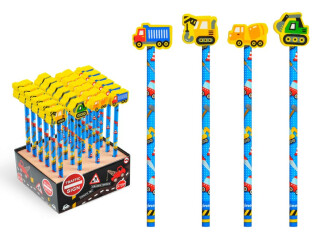 Tužka s pryží - stavba - 