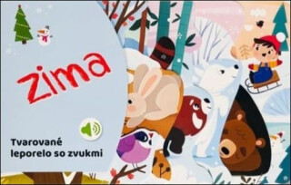 Tvarované leporelo so zvukmi Zima - 