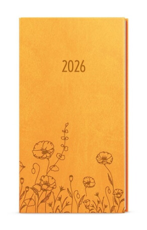 Týdenní diář 2026 Jakub Vivella s ražbou kapesní okrová Louka - 