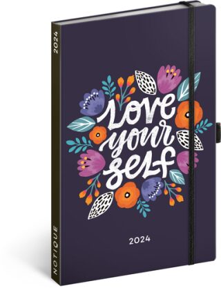 Týdenní diář Love Yourself 2024 - neuveden