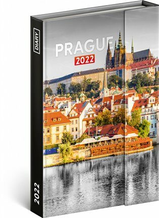 Diář 2022: Praha - týdenní, magnetický, 11 x 16 cm - neuveden