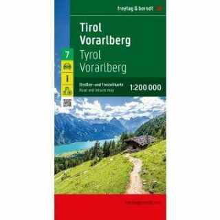 Tyrolsko - Vorarlbersko 1:200 000 / automapa + mapa pro volný čas - neuveden