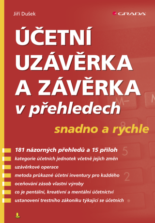 Účetní uzávěrka a závěrka v přehledech - Jiří Dušek