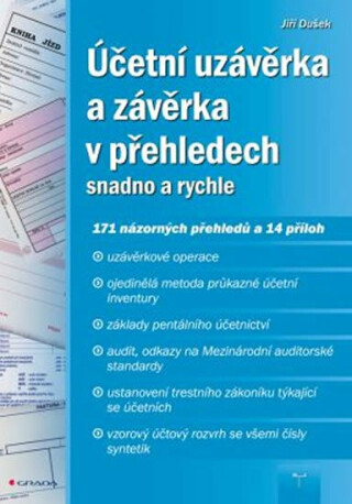 Účetní uzávěrka a závěrka v přehledech snadno a rychle - Jiří Dušek