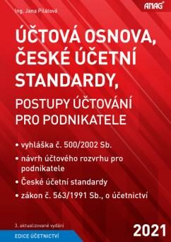 Účtová osnova, České účetní standardy, postupy účtování pro podnikatele - Ing. Jana Pilátová