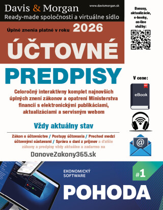 Účtovné predpisy 2026 -  Redakčný kolektív