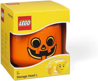 LEGO úložná hlava (velikost L) - dýně - neuveden