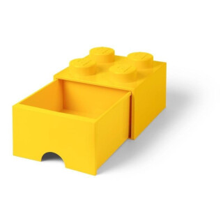 LEGO úložný box 4 s šuplíkem - žlutá (poškozené) - neuveden