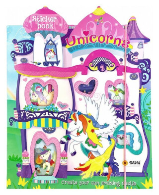 Unicorns - sticker book - Create your own amazing castle - neuveden