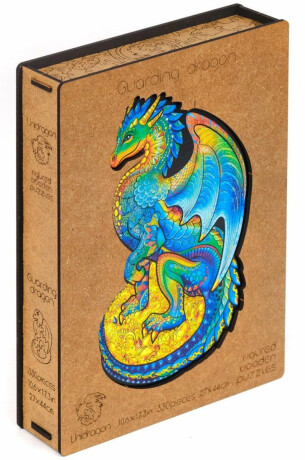 Unidragon dřevěné puzzle - Drak velikost M - neuveden