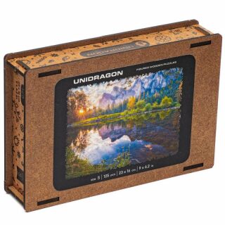 Unidragon dřevěné puzzle - Jezero velikost S - neuveden
