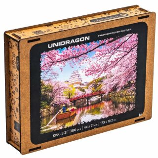 Unidragon dřevěné puzzle - Sakura velikost L - neuveden