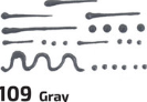 Univerzální kontura Rosa – 109 Gray - 