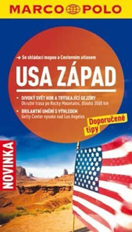 USA západ - Průvodce se skládací mapou - neuveden
