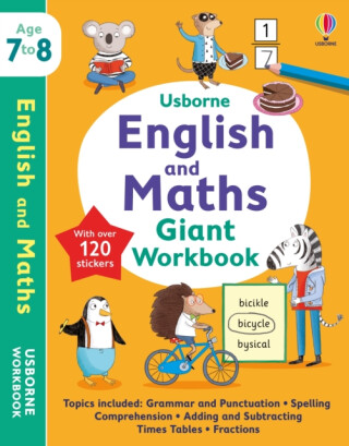 Usborne English and Maths Giant Workbook 7-8 - Jane Bingham,Hannah Watson,Holly Bathie,Young Caroline