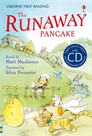 Usborne First 4 - The Runaway Pancake + CD - Mairi Mackinnon