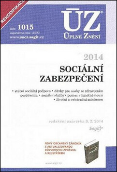ÚZ 1015 Sociální zabezpečení 2014 - 