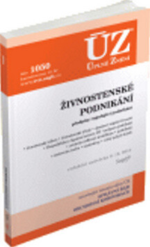 ÚZ 1050 Živnostenské podnikání, volný pohyb služeb, podpora podnikání - 