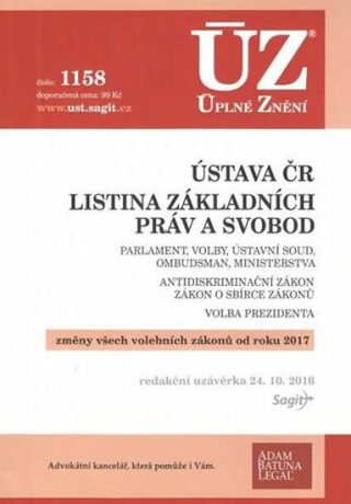 ÚZ 1158 Ústava ČR, Listina základních práv a svobod - neuveden