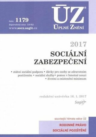 ÚZ 1179 Sociální zabezpečení 2017 - neuveden