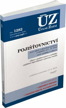 ÚZ 1282 Pojišťovnictví, pojištění odpovědnosti z provozu vozidla - neuveden