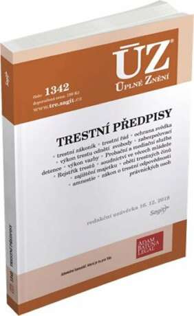 ÚZ 1342 Trestní předpisy - neuveden
