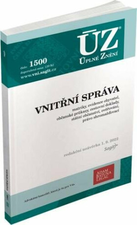 ÚZ 1500 Vnitřní správa - neuveden