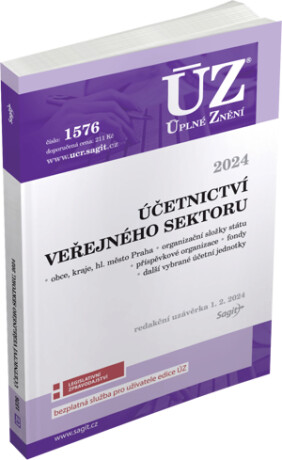 ÚZ 1576 Účetnictví veřejného sektoru (ÚSC, organizační složky státu, příspěvkové organizace, státní fondy a další instituce), 2024 - neuveden