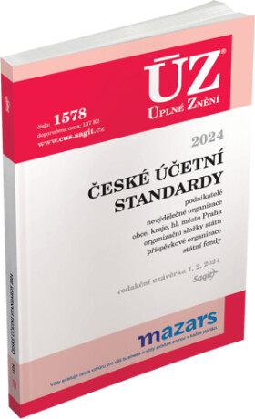ÚZ 1578 České účetní standardy 2024 - neuveden