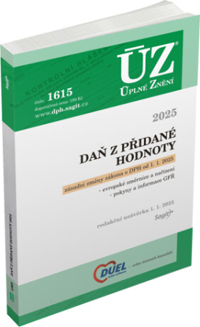 ÚZ č. 1615 - Daň z přidané hodnoty, 2025 - neuveden