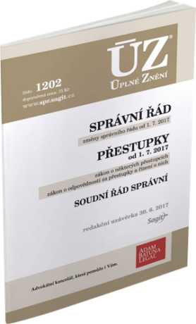 ÚZ 1202 Správní řád, Soudní řád správní, Přestupky - neuveden