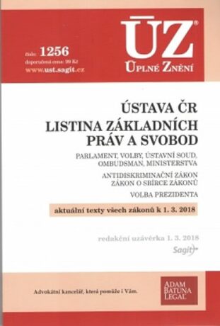 ÚZ 1256 Ústava ČR, Listina základních práv a svobod - neuveden