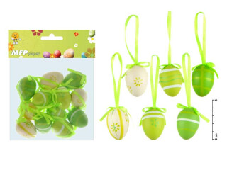 Vajíčka plast 4cm/12ks S160022G - 