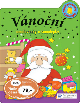 Vánoční omalovánky a samolepky - 
