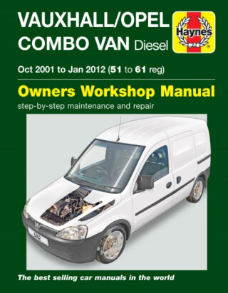 Vauxhall/Opel Combo Diesel Van (Oct 2001 to Jan 2012) 51 to 61 Haynes Repair Manual - Randall Martynn