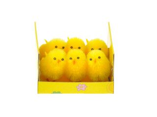 Velikonoční kuřátko set 6ks, 3,5cm, plastová krabička - 
