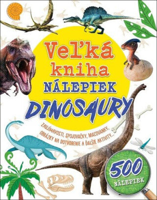 Veľká kniha nálepiek Dinosaury (slovensky) - 
