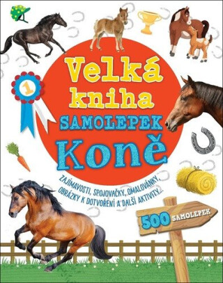 Velká kniha samolepek Koně - neuveden