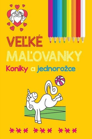 Veľké maľovanky Koníky a jednorožce (slovensky) - neuveden