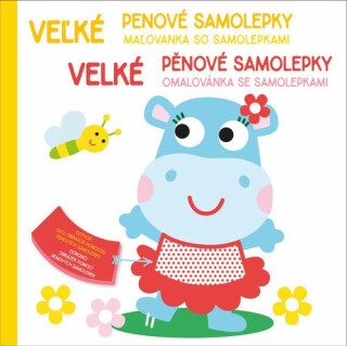 Veľké penové samolepky Hroch - neuveden
