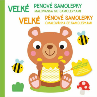 Veľké penové samolepky Medvedík - neuveden