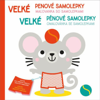 Veľké penové samolepky Myška - neuveden