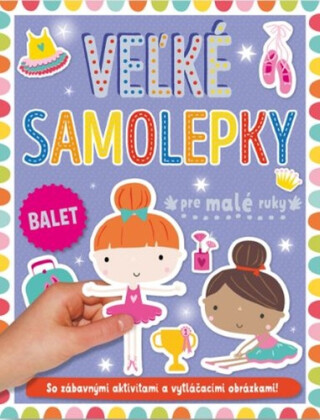 Veľké samolepky pre malé ruky Balet - 