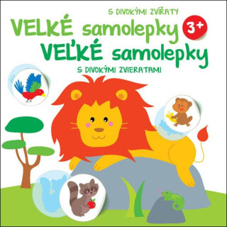 Veľké samolepky s divokými zvieratami - neuveden